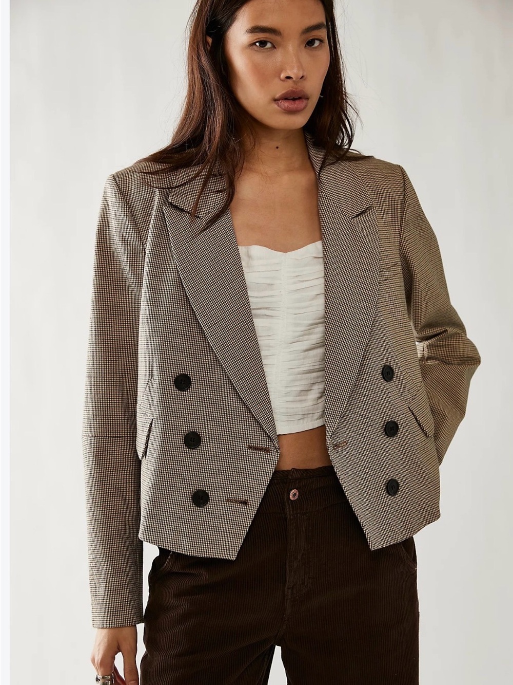 NWT Free People Betty Cropped Blazer - XS